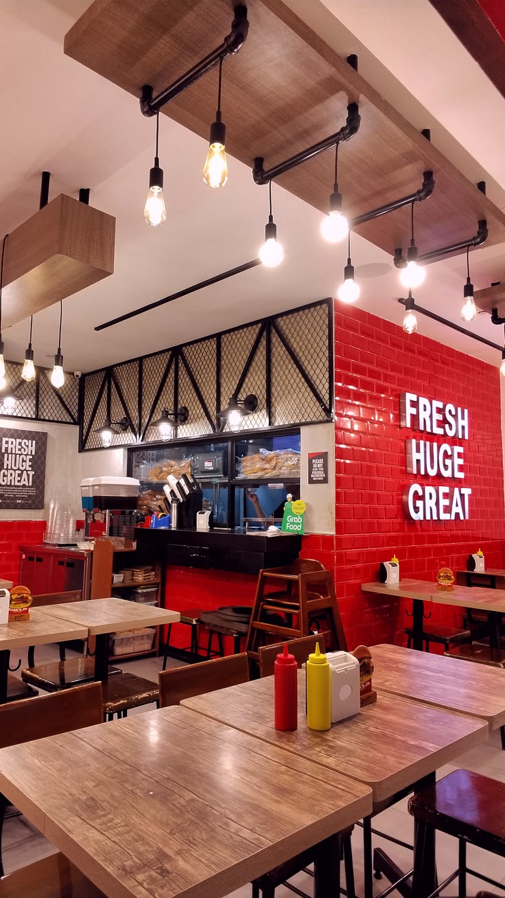 Welcoming interior of Savory Bites Restaurant